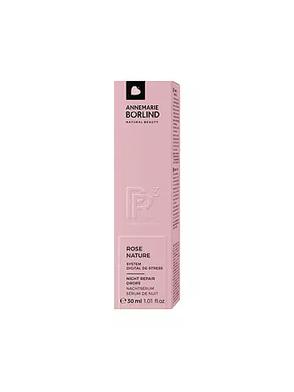 ANNEMARIE BÖRLIND | ROSE NATURE NIGHT REPAIR DROPS NACHTSERUM 30ml | 
